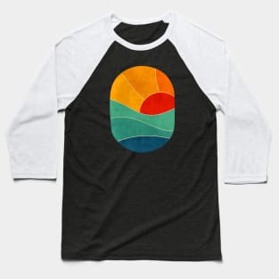 ocean waves minimalist Baseball T-Shirt